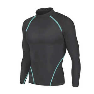 Ensemble de compression de haute qualité pour le sport et le fitness, vêtements d'entraînement performants, tissu extensible respirant pour hommes - Product Image 2