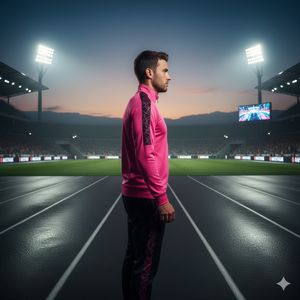 Ensemble de survêtement 2 pièces pour homme, prêt pour les sports d'hiver, écoresponsable, avec veste zippée et pantalon de jogging, idéal pour la salle de sport et les activités de plein air - Product Image 3