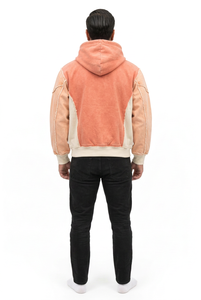 Sweat-shirt à capuche personnalisé pour homme, design uni, poche, coupe classique, vêtements décontractés d'hiver, 100% coton, respirant, polaire écologique - Product Image 3