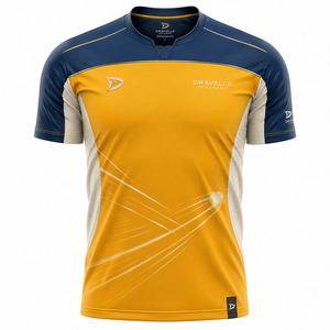 เสื้อคริกเก็ตระดับพรีเมียมสำหรับผู้ชาย เสื้อแข่งขันโพลีเอสเตอร์น้ำหนักเบา โลโก้สั่งทำได้ ระบายอากาศได้ดี ชุดกีฬาสำหรับทีม - Product Image 2