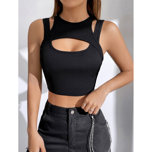 Débardeur pour femmes tendance, design léger sans manches, idéal pour l'été et un style de vie actif - Product Image 1