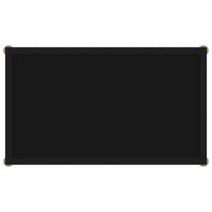 Mesa Consola Compacta y Sencilla de Vidrio Templado Negro - Product Image 4