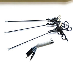 <b>Laparoscopic</b> Suturing Needle Holder Pistol Grip 5mm Reusable Stainless Steel Manual 360 Rotatable Shaft <b>Instrument</b> By Dentavex - Product Image 5