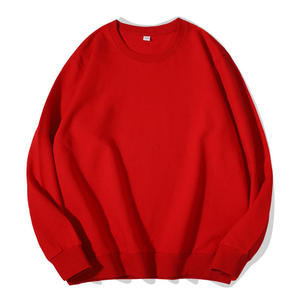 เสื้อสเวตเชิ้ตผ้าฝ้ายสีพื้นแบบเรียบง่าย ออกแบบเองได้ตามสั่ง ขายส่ง คุณภาพสูง สำหรับผู้ชายและผู้หญิง แบบสวมหัว - Product Image 3