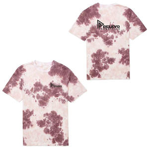 T-shirt en tissu tissé tie-dye pour hommes en gros – Personnalisable, vêtement décontracté tendance - Product Image 3