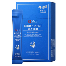 Maschera Viso Idratante SNP Sea Swallow's Nest Water Sleeping Pack Stick 4ml 260 Pezzi con Acido Ialuronico - Prezzo Scontato - Product Image 1
