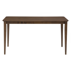 Durable Minimalist Japandi KD Design 1400mm Large 6-Seater Dining <b>Table</b> with MDF <b>Top</b> and <b>Solid</b> <b>Wood</b> Base for Dining Room - Product Image 2