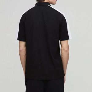 Chemise décontractée pour homme en jersey 100 % coton, respirante, à manches courtes, col boutonné, style sportswear, personnalisable avec logo OEM - Product Image 2