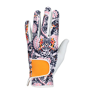 Men's Golf <b>Gloves</b> Goatskin Leather Breathable Non-Slip Pull on Closure Embossed Hands Sports - Product Image 2