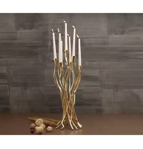 Metal Candle Stand Wedding Tableware Lighting Decor Metal Stand <b>Candlestick</b> <b>Holder</b> Aluminum Candle <b>Holder</b> Lighting Decor - Product Image 4
