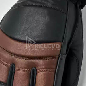 Gants de travail en cuir robustes pour la sécurité des mains, en cuir de vachette résistant à l'abrasion, pour la construction, vente en gros - Product Image 2