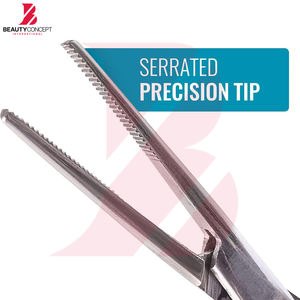 Pinzas hemostáticas Kelly de acero inoxidable OEM, duraderas y ligeras, ideales para la fabricación de instrumentos quirúrgicos, a precio mayorista. - Product Image 3