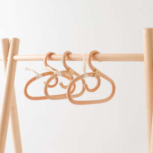 Hot Demand Wood Clothes <b>Rack</b> Natural Durable Rattan Hanger for Kids Custom Design Clothing Hangers From Vietnam - Product Image 2