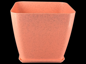 Pot carré avec plateau de 6 pouces, jardinière moderne, grand pot à fleurs en plastique pour l'intérieur, l'extérieur, la maison, le jardin, le balcon - Product Image 3