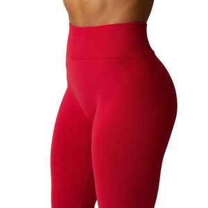 ขายส่งเลกกิ้งออกกำลังกายไร้ตะเข็บสำหรับผู้หญิง รับผลิตแบบ OEM ODM กางเกงโยคะเอวสูง ผ้าสแปนเด็กซ์ ชุดออกกำลังกาย ผู้ผลิต - Product Image 4