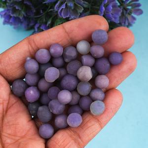 25 pierres précieuses d'agate de raisin naturelle, sélectionnées à la main, 8-10 mm, brutes, non taillées, cristal de guérison, véritables, pour la fabrication de bijoux - Product Image 3