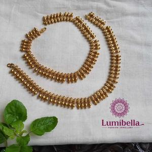 Gold Plated 18K Bell Anklet for Wedding Beach - Product Image 1