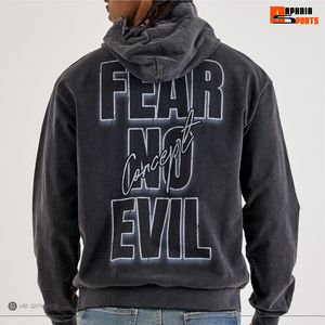 Wholesale <b>Men's</b> <b>Black</b> Hooded <b>Sweatshirt</b> With Skull And Cowboy Print Regular Fit Casual Streetwear Hoodie For Unisex - Product Image 2