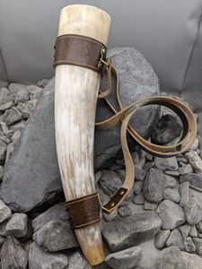 Corne de buffle 100% naturelle, artisanale, traditionnelle, pour signalisation musicale, objet rustique, de collection et décoratif - Product Image 5