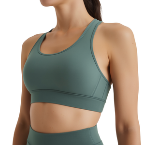 Sujetador Deportivo TACHTICAL STANDARD para Mujer, Sin Costuras, Espalda Cruzada, Malla, Soporte Medio, Ropa Deportiva Premium para Yoga y Entrenamiento - Product Image 3