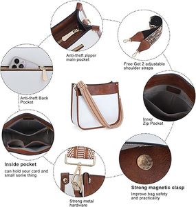 Sacs fourre-tout bandoulière de créateur pour femmes en cuir véritable, sacs à main tendance, souples et élégants pour usage quotidien, vente en gros, personnalisables 2026 - Product Image 3