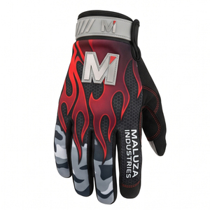 Custom Logo Multi Function Mechanic <b>Gloves</b> Wear Resistant Polyester Palm Moisture-Wicking Anti-Slip Touchscreen Automotive - Product Image 2