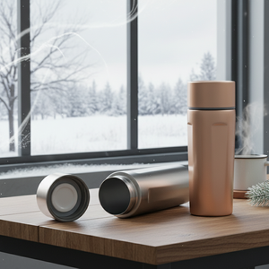 Bouteille isotherme en acier inoxydable à double paroi écologique de 320 ml/10 oz, SUS 304, pour le bureau, garde au chaud/au froid pendant 6/8 heures - Product Image 1