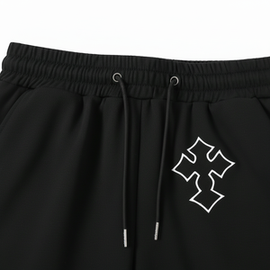 Pantalones Cortos Retro de Verano para Hombre, Estilo Hip-Hop, Tela Oxford de Lino/Algodón 240g, Estilo Americano, Transpirables, Felpa, Sólidos, Elásticos en la Cintura - Product Image 3