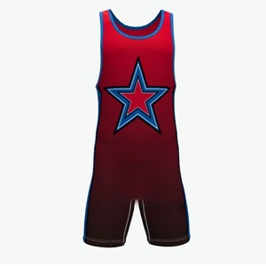 Singlet de Lucha Libre Personalizado de Alta Calidad y Bajo Precio con Tela Súper Suave y Cómoda, No se Transparenta, Venta al Por Mayor - Product Image 4
