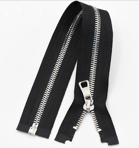 Customized Open End Customer Metal Zipper Slider Rolls <b>Puller</b> for Jacket Dress Closures Bag - Product Image 4