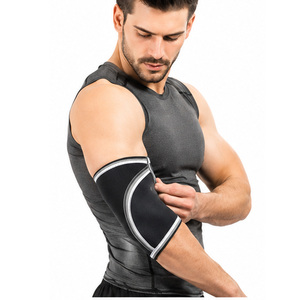 Manchons de protection pour coudes pour hommes, respirants et rembourrés, pour le sport, le fitness et l'entraînement – Vente en gros OEM et ODM - Product Image 6
