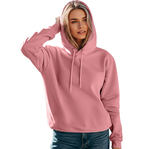 Sweat-shirts à capuche pour femmes, tendance, coupe ample, pulls à capuche personnalisés pour femmes, sweats en molleton de coton imprimés sur mesure, grandes tailles pour femmes, OEM. - Product Image 2