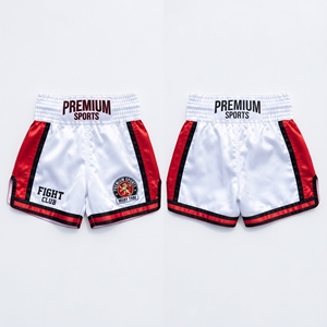 Shorts de boxe thaïlandaise professionnels pour hommes, shorts de compétition de kickboxing, shorts de boxe thaïlandaise pour femmes, OEM - Product Image 6