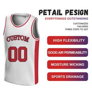 Camiseta de Baloncesto Ligera y Transpirable con Sublimación Personalizada, Poliéster Duradero, Camisetas Deportivas de Verano para Jóvenes y Hombres - Product Image 5