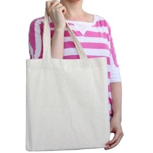 Bolso Tote de lona de algodón personalizado al por mayor, blanco liso con logotipo personalizado, estampado de puntos, bolso de compras reutilizable - Product Image 1