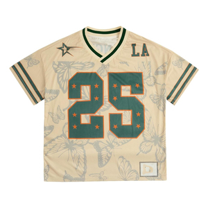 Camiseta Deportiva de Malla con Estampado Personalizado, Cuello en V, Manga Corta, Transpirable, que Absorbe la Humedad, Unisex, para Adultos, Ropa Deportiva de Equipo, Béisbol - Product Image 1