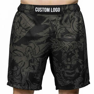 Short de MMA/Boxe Confortable et Extensible, Anti-Transpiration, Personnalisé, Entièrement Sublimé, Tenue d'Équipe Imprimée 100% Polyester pour Arts Martiaux - Product Image 1