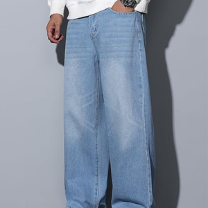 Jean baggy oversize en denim style streetwear - Product Image 3