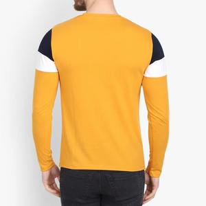 ผู้ผลิตจากปากีสถาน เสื้อยืดแขนยาวดีไซน์ล่าสุดสำหรับผู้ชาย ผ้าฝ้าย 100% สีพื้น เสื้อยืดแขนยาว เสื้อผู้ชาย - Product Image 4