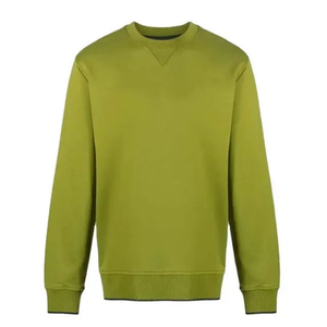 Sweat-shirt tricoté unisexe classique décontracté à manches régulières, couleur unie, coupe oversize, avec badges au col, pour l'automne - Product Image 1