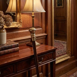 Bastón de madera ajustable de 3 secciones con mango de latón pulido de alta calidad, estilo Art Deco, para personas mayores, precio al por mayor por UO - Product Image 6
