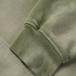 Wholesale Men's Casual Solid Color 100% Cotton Fleece Breathable Knitted Hoodie with Custom Logo Design - Product Image 5