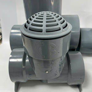 Connecteur en T de tuyau en PVC de haute qualité avec capuchon d'extrémité et couvercle de crépine pour système de drainage OEM/ODM usine en gros Vietnam - Product Image 4