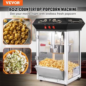 Máquina para Hacer Palomitas de Maíz de 850W, Olla de 8 Onzas, 48 Tazas por Lote, Máquina de Palomitas de Maíz con Vidrio Templado - Product Image 2