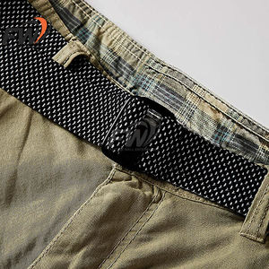 Pantalones Cortos Cargo para Hombre 2026, Nuevos, de Alta Gama, de Cuero Sólido con Pelo de Vaca, Color Negro, Transpirables, de Secado Rápido, Calidad Premium, con Bolsillos y Botones - Product Image 4