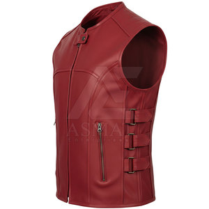 Chaleco de Motocicleta de Cuero para Hombre de Alta Calidad, Precio al por Mayor, Buen Material, Chaleco de Motocicleta 2026 - Product Image 4