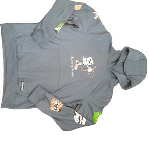 Vêtement de travail d'hiver, sweat à capuche, manteau, logo personnalisé imprimé, couleur unie, manches longues, motif design, lavé, 100% coton, écologique - Product Image 5