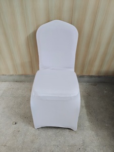 Housse de chaise en spandex élastique de qualité supérieure, durable, cousue, unie, lavable en machine, 40x40x60cm, pour mariages - Product Image 2