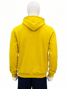 AFI Sport Wears Sweat-shirt à capuche jaune pour homme, coupe régulière, en coton tricoté, décontracté, pour l'automne - Product Image 3