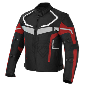 Blouson de moto en textile Cardura pour homme, imprimé, imperméable, coupe-vent, toutes saisons, col montant, pour la conduite à moto - Product Image 1